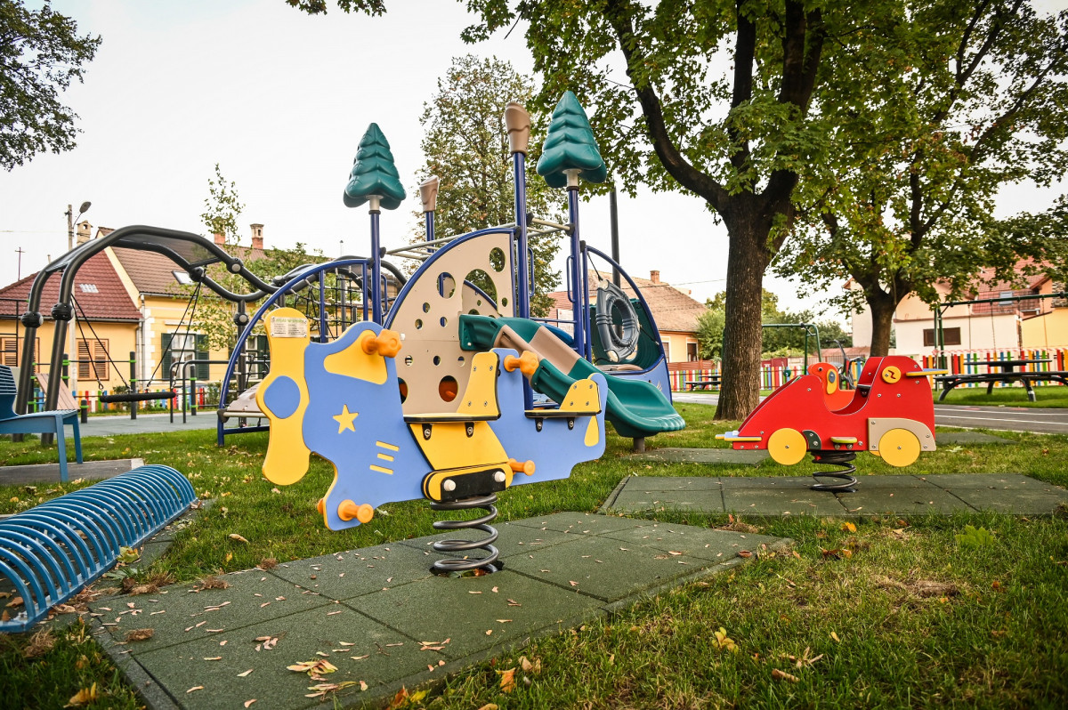 unui parc adevărat nu-i lipsește apa, fântâna arteziană din centrul parcului