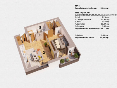 Apartamente de vanzare Sibiu Mihai Viteazul imagine mica 3