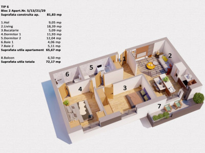Apartamente de vanzare Sibiu Mihai Viteazul imagine mica 4