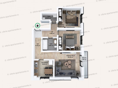 Apartamente de vanzare Sibiu Calea Surii Mici imagine mica 7