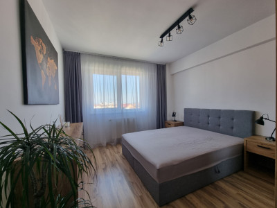 Apartament mobilat utilat cu balcon si parcare Mihai Viteazu