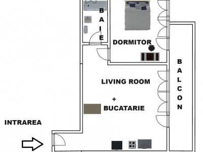 Apartament decomandat la etajul 3 cu lift in zona Doamna Stanca