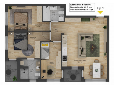 Apartamente de vanzare Sibiu Doamna Stanca imagine mica 2