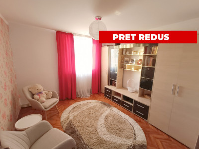 Apartament 3 camere 70 mpu partial mobilat utilat balcon 4 mp Sebes