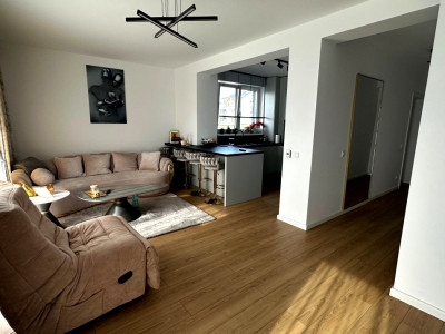 Apartament finisat modern 2 camere 53 mpu balcon utilat mobilat