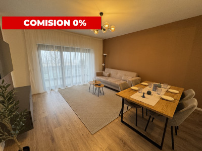 Apartament mobilat utilat 2 camere 55 mpu balcon loc parcare