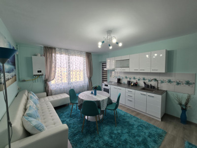 Apartament 3 camere 58 mpu balcon 3m etaj 2 zona Doamna Stanca