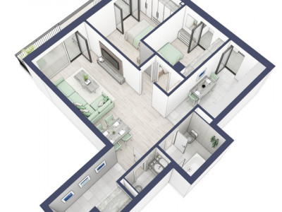 Apartamente de vanzare Sibiu Turnisor imagine mica 11