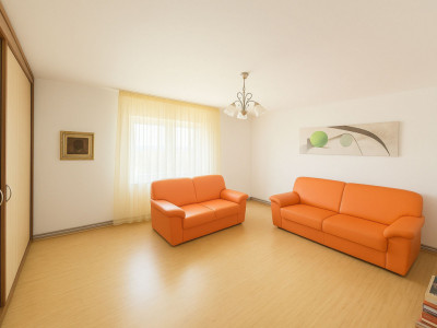 Apartament de vanzare decomandat Terezian 3 camere 2 bai balcon 