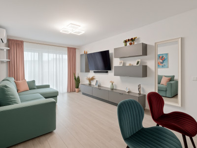 Apartament decomandat de vanzare 3 camere balcon Selimbar Exela
