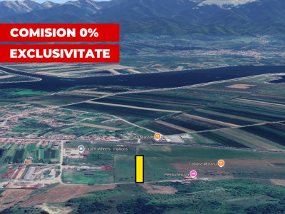 Comision 0% Teren intravilan de vanzare 4460 mp Bradu Sibiu