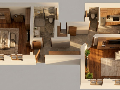 OPORTUNITATE - Apartament de vanzare cu 2 camere decomandate 75mp util