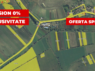 Teren extravilat 5490mp langa padure cu o priveliste panoramica