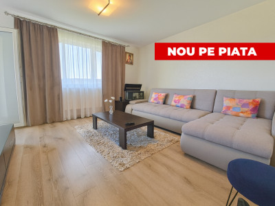 Apartament mobilat utilat 63 mpu 3 camere 2 balcoane Selimbar Sibiu