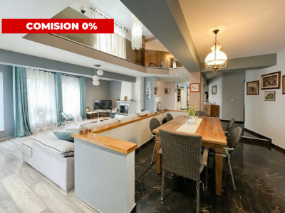 Casa individuala de vanzare stil mediteranian curte 704 mp Comision 0%