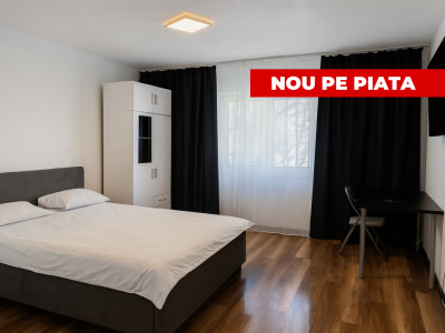 Garsoniera decomandata mobilata utilata Siretului etaj intermediar