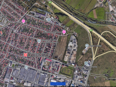 Teren intravilan deschidere 23 ml 2205 mp in zona Lazaret Sibiu
