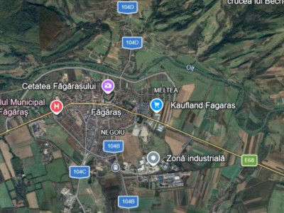 Teren Intravilan 1440 mp cu toate utilitatile Zona Meltea Fagaras
