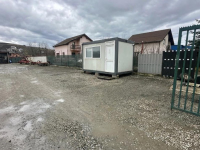 Teren de inchiriat 700mp cu intrare la drum principal Sura Mare Sibiu