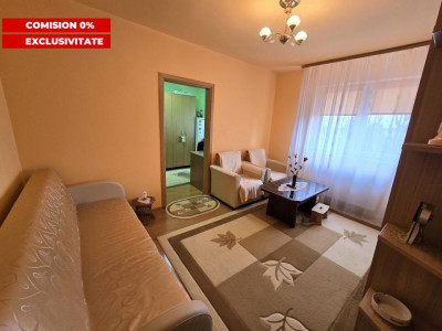 Apartament 2 camere mobilat utilat Mihai Viteazul Sibiu Comision 0