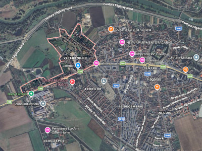 Teren intravilan de vanzare 500 mp zona Veteranilor