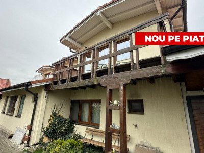 Casa cu 2 apartamente separate garaj acces auto zona Piata Cluj Sibiu
