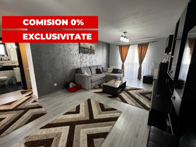 Apartament etaj intermediar 3 camere 66 mpu 2 balcoane parcare Sibiu 