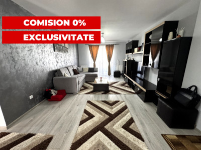 Apartament decomandat 3 camere 66 mpu 2 balcoane parcare Stanca Sibiu