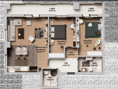 Apartamente de vanzare Sibiu Calea Surii Mici imagine mica 9