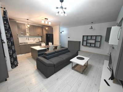 Apartament modern 3 camere - mobilat si utilat - balcon si parcare