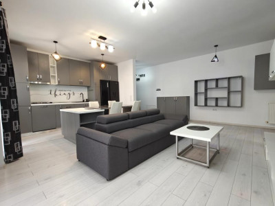 Apartament modern 3 camere - mobilat si utilat - balcon si parcare