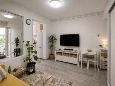 Garsoniera decomandata de vanzare balcon parcare Arhitectilor Sibiu