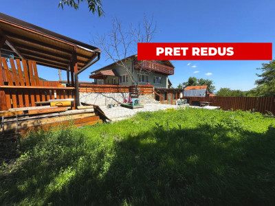 Casa de vis la munte 7 camere 5 bai ciubar teren 558 mp Rasinari Sibiu