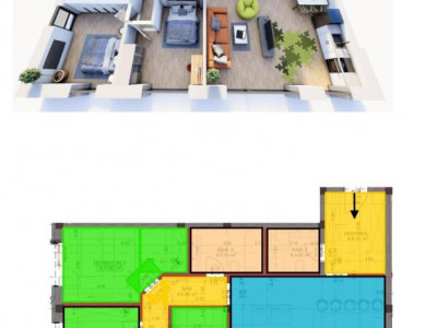 Apartamente de vanzare Sibiu Calea Cisnadiei - Arhitectilor imagine mica 3