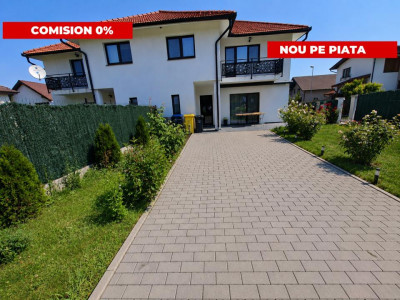 Casa moderna de vanzare 4 camere Sura Mica - curte acaces auto