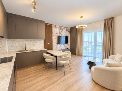 Apartament cu 2 camere in Floresti pe strada Eroilor mobilat si utilat