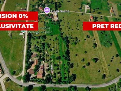 Teren extravilan de vanzare 2580 mp in Statiunea Sambata de Sus 