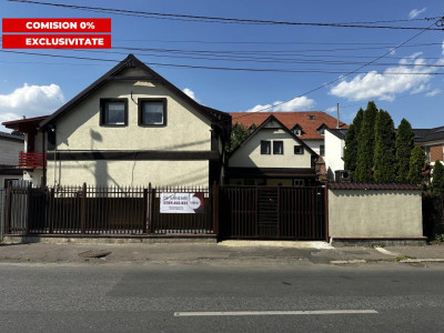 Casa individuala de vanzare acces auto in curte pe malul Cibinului