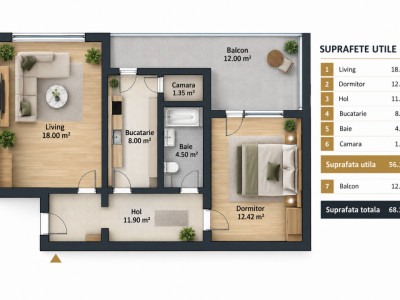 Apartamente de vanzare Sibiu Mihai Viteazul imagine mica 2